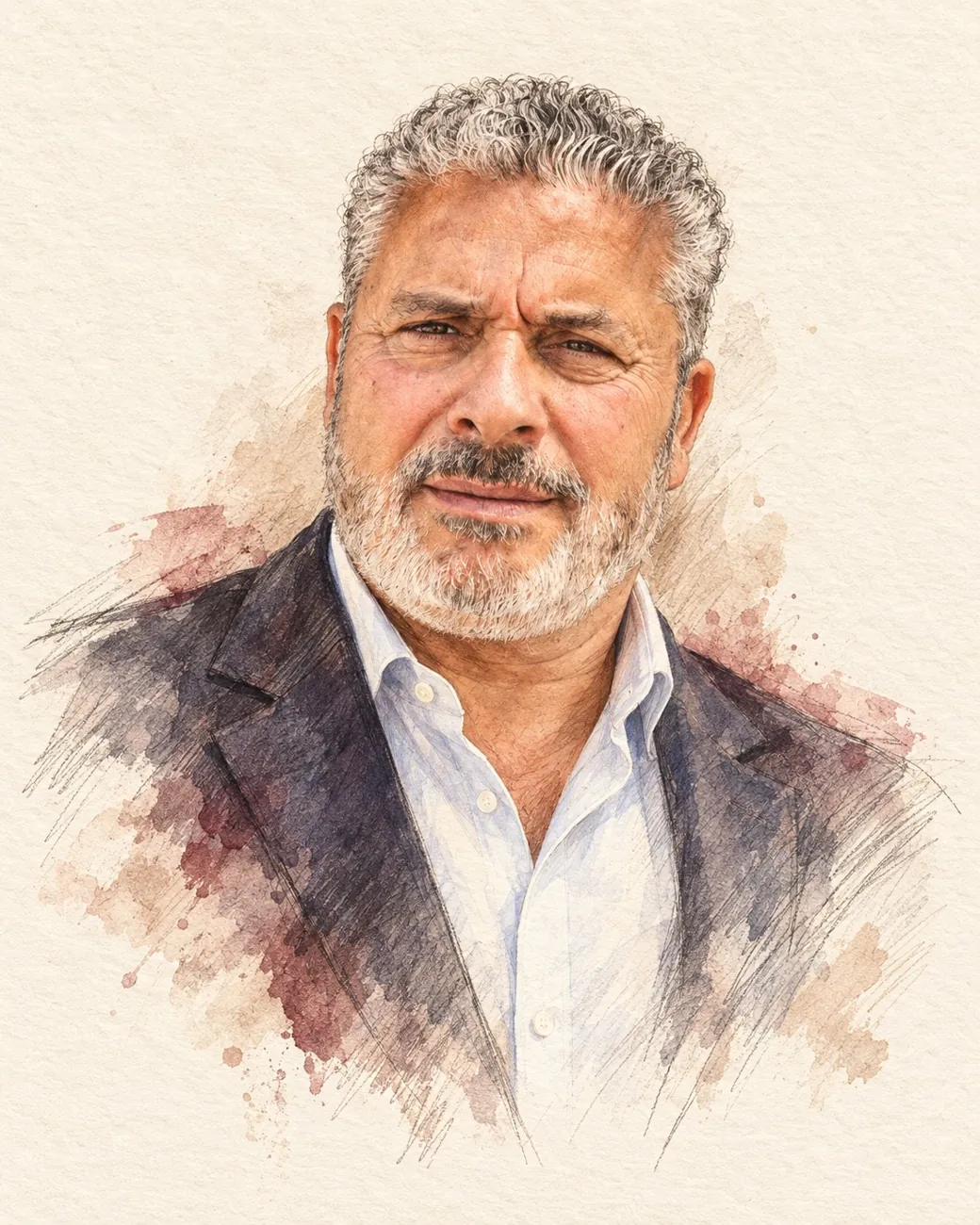Retrato de Eladio San José Bratos, fundador de Bodega Latarce