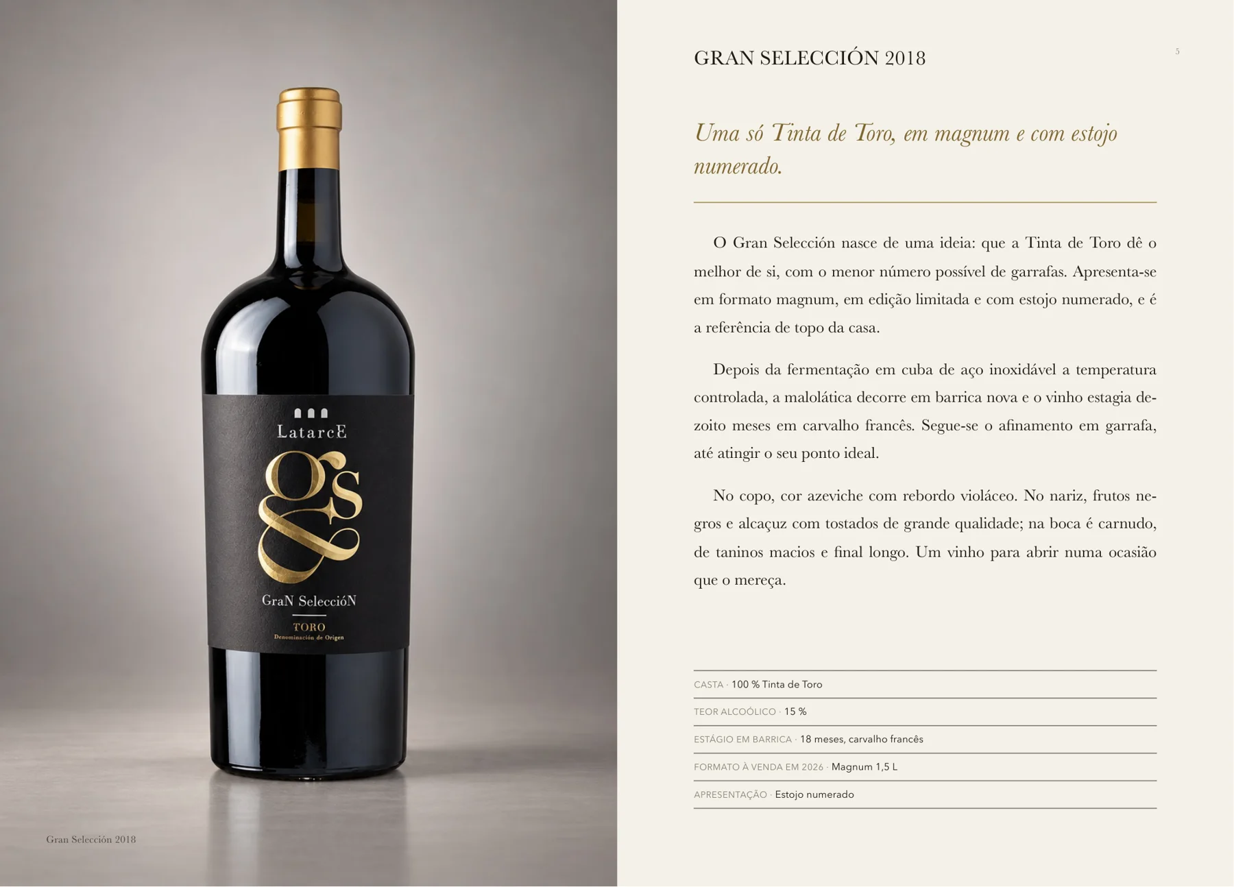 Ficha técnica de Latarce Gran Selección no Livro de vinhos 2026